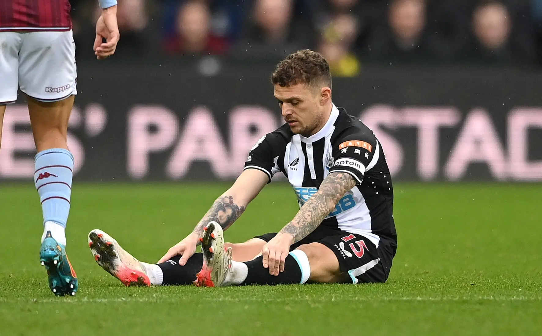 Ute med skade - fikk brudd i foten etter stempling